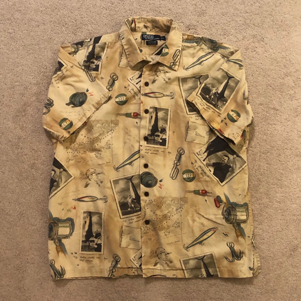 Polo Ralph Lauren Fisherman Themed Shirt